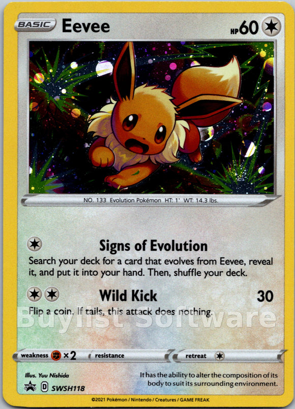 Eevee [SWSH118] [Sword & Shield Promo Cards] Holofoil