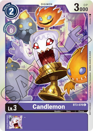 Candlemon - BT3-076 (Event Pack 1) [BT3-076] [Release Special Booster 1.0] Foil
