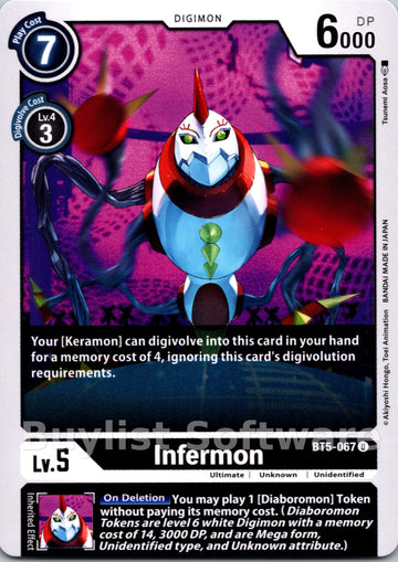 Infermon [BT5-067] [Battle of Omni]