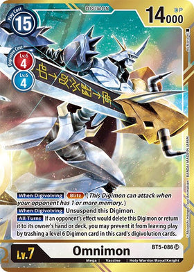 Omnimon (Alternate Art - As'Maria) [BT5-086] [Battle of Omni] Foil