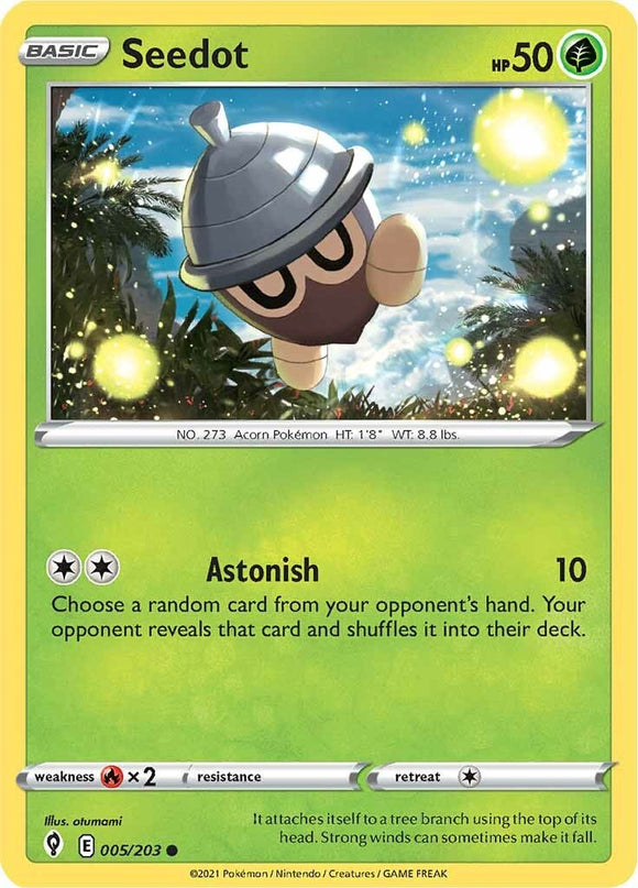 Seedot [005/203] [Evolving Skies] Reverse Holofoil
