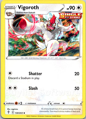 Vigoroth [130/203] [Evolving Skies]
