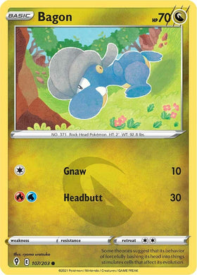 Bagon [107/203] [Evolving Skies] Reverse Holofoil