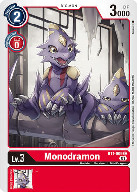 Monodramon - BT1-009 (Alternate Art) [BT1-009] [Starter Deck 07: Gallantmon]