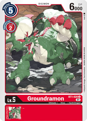 Groundramon (Alternate Art) [BT1-020] [Starter Deck 07: Gallantmon]