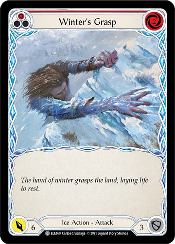 Winter's Grasp (Red) [ELE160] [Tales of Aria] 1st Edition Normal