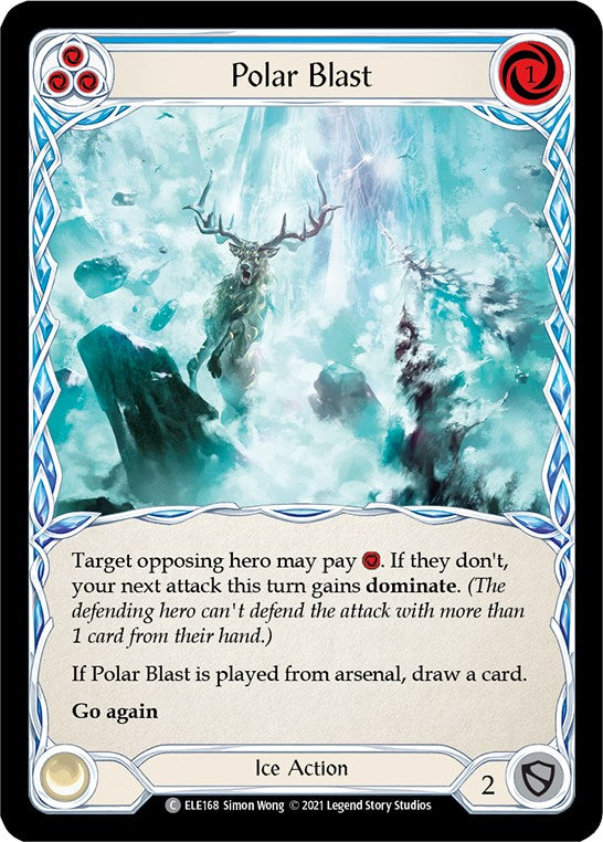 Polar Blast (Blue) [ELE168] [Tales of Aria] Unlimited Edition Rainbow Foil