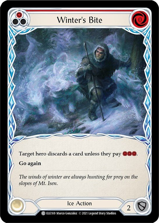 Winter's Bite (Red) [ELE169] [Tales of Aria] Unlimited Edition Rainbow Foil