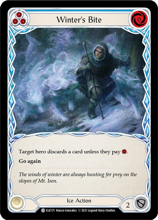Winter's Bite (Blue) [ELE171] [Tales of Aria] Unlimited Edition Normal