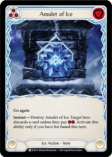 Amulet of Ice [ELE172] [Tales of Aria] 1st Edition Normal