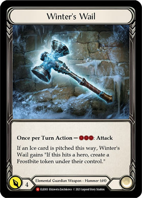 Winter's Wail [ELE003] [Tales of Aria] Unlimited Edition Rainbow Foil