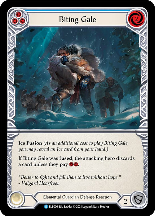 Biting Gale (Blue) [ELE009] [Tales of Aria] 1st Edition Normal