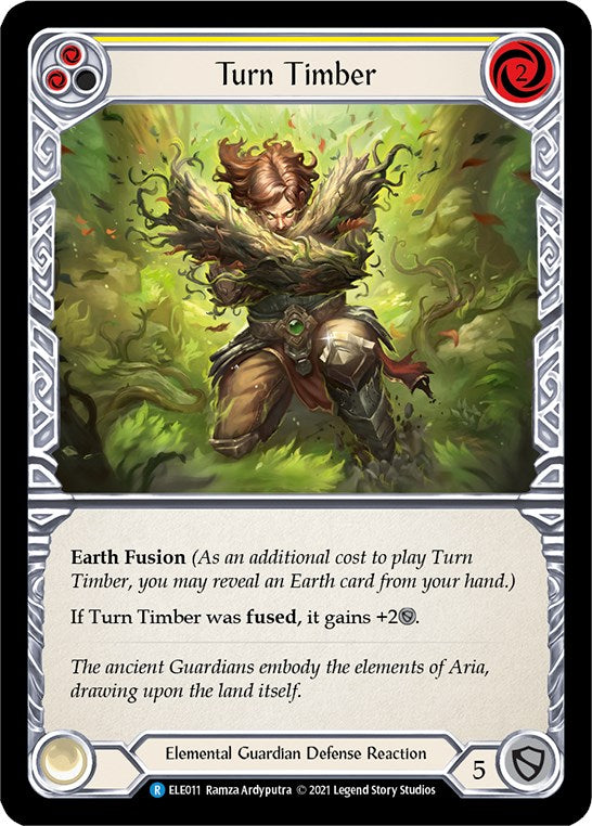 Turn Timber (Yellow) [ELE011] [Tales of Aria] 1st Edition Normal