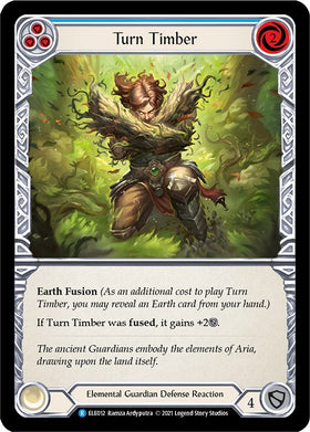 Turn Timber (Blue) [ELE012] [Tales of Aria] Unlimited Edition Rainbow Foil