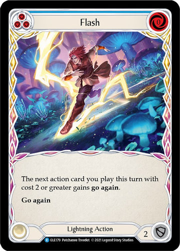 Flash (Blue) [ELE179] [Tales of Aria] 1st Edition Normal
