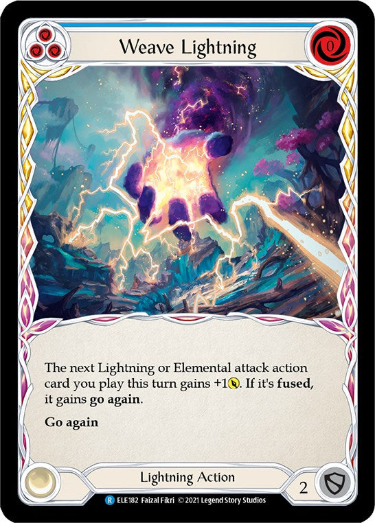 Weave Lightning (Blue) [ELE182] [Tales of Aria] Unlimited Edition Normal