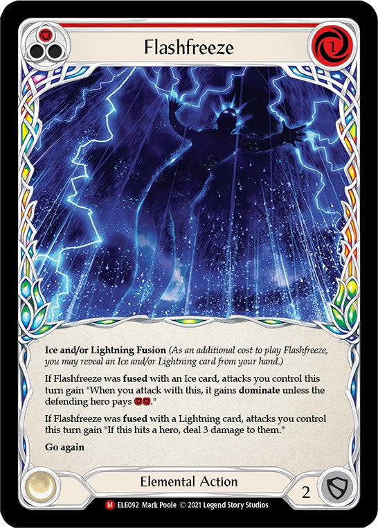 Flashfreeze [ELE092] [Tales of Aria] Unlimited Edition Rainbow Foil