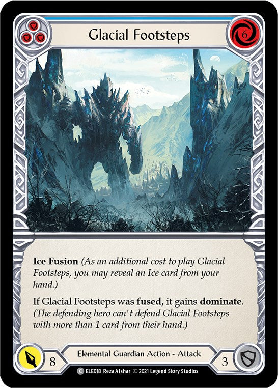 Glacial Footsteps (Blue) [ELE018] [Tales of Aria] Unlimited Edition Normal