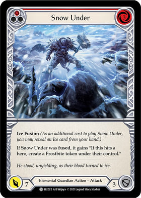 Snow Under (Red) [ELE022] [Tales of Aria] 1st Edition Normal