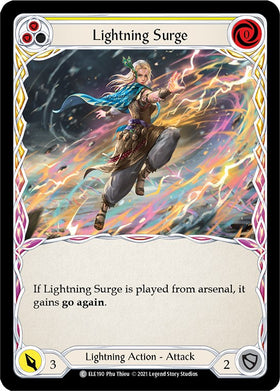 Lightning Surge (Yellow) [ELE190] [Tales of Aria] 1st Edition Normal