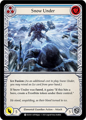 Snow Under (Blue) [ELE024] [Tales of Aria] 1st Edition Normal