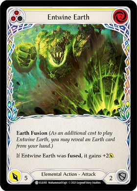 Entwine Earth (Yellow) [ELE095] [Tales of Aria] 1st Edition Rainbow Foil