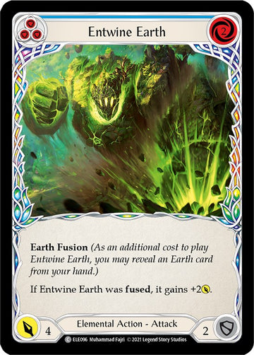 Entwine Earth (Blue) [ELE096] [Tales of Aria] Unlimited Edition Rainbow Foil