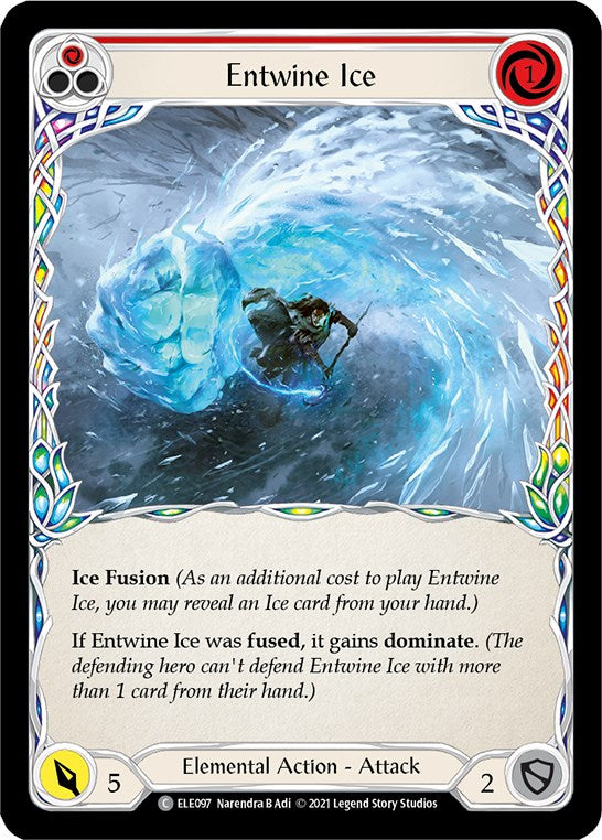 Entwine Ice (Red) [ELE097] [Tales of Aria] 1st Edition Normal