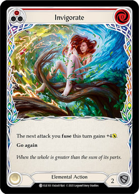 Invigorate (Red) [ELE103] [Tales of Aria] 1st Edition Normal