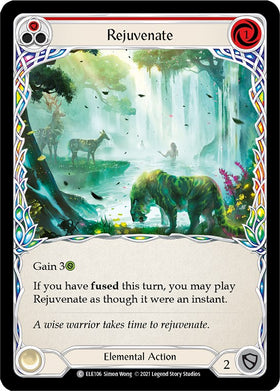 Rejuvenate (Red) [ELE106] [Tales of Aria] 1st Edition Rainbow Foil