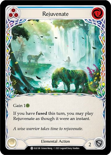 Rejuvenate (Blue) [ELE108] [Tales of Aria] 1st Edition Normal