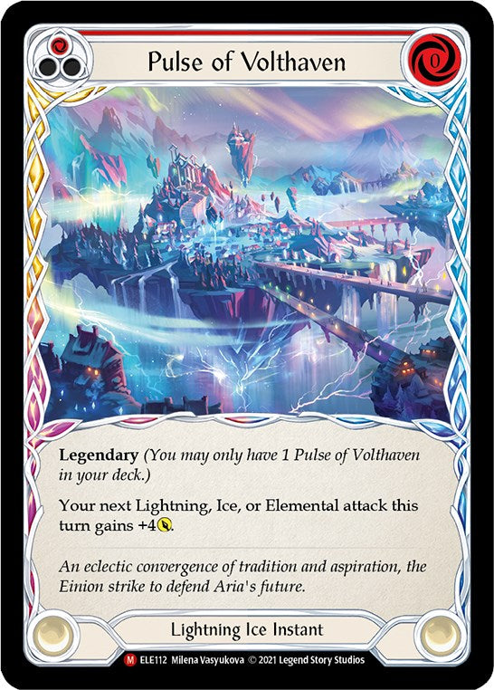 Pulse of Volthaven [ELE112] [Tales of Aria] 1st Edition Cold Foil