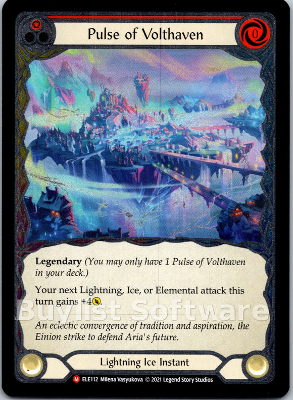 Pulse of Volthaven [ELE112] [Tales of Aria] 1st Edition Cold Foil