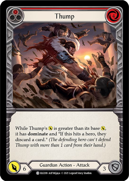 Thump (Red) [ELE209] [Tales of Aria] 1st Edition Rainbow Foil
