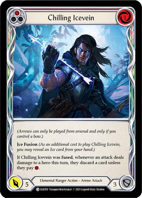 Chilling Icevein (Red) [ELE050] [Tales of Aria] Unlimited Edition Rainbow Foil