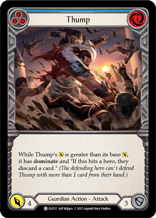 Thump (Blue) [ELE211] [Tales of Aria] 1st Edition Normal