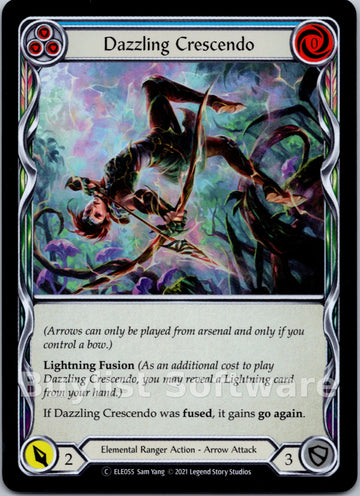 Dazzling Crescendo (Blue) [ELE055] [Tales of Aria] Unlimited Edition Rainbow Foil