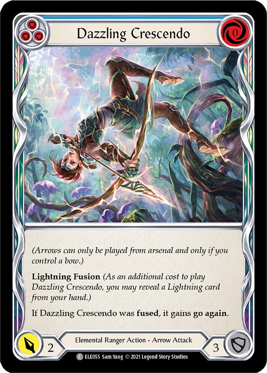 Dazzling Crescendo (Blue) [ELE055] [Tales of Aria] Unlimited Edition Normal