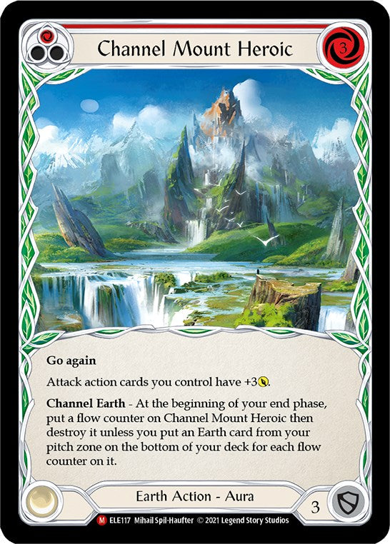 Channel Mount Heroic [ELE117] [Tales of Aria] Unlimited Edition Rainbow Foil