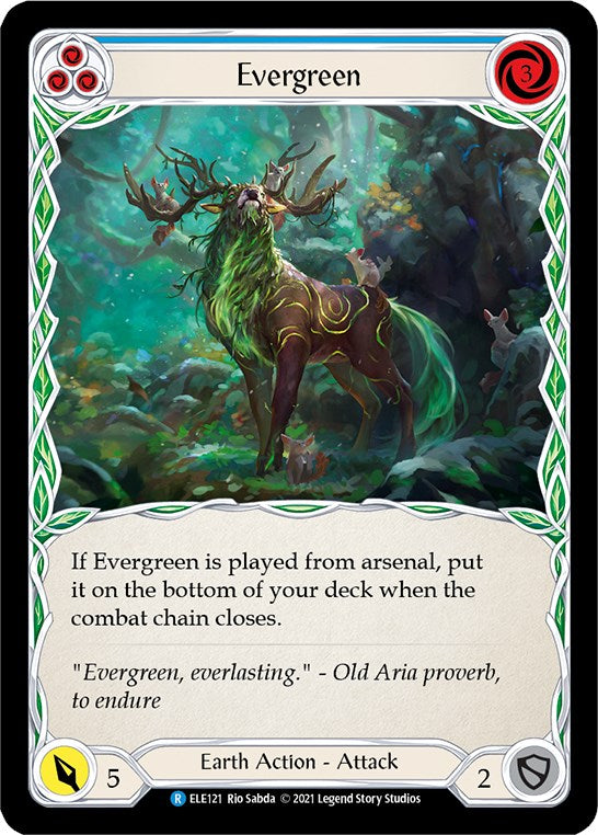 Evergreen (Blue) [ELE121] [Tales of Aria] Unlimited Edition Normal