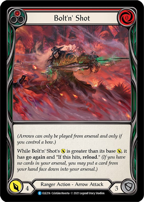 Bolt'n' Shot (Red) [ELE216] [Tales of Aria] Unlimited Edition Rainbow Foil