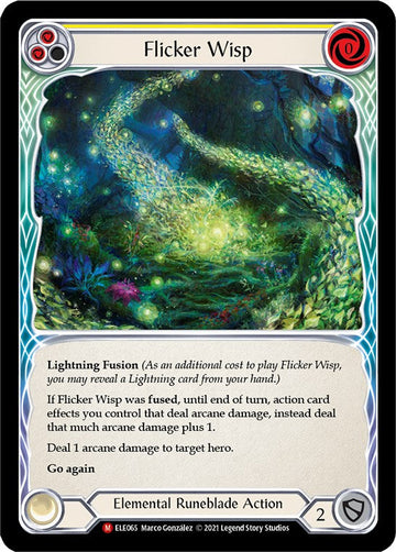 Flicker Wisp [ELE065] [Tales of Aria] Unlimited Edition Rainbow Foil