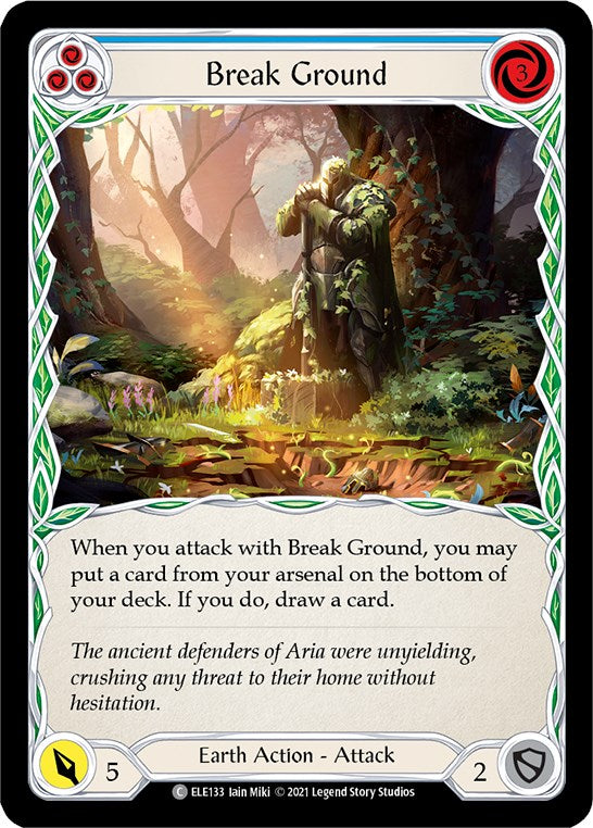 Break Ground (Blue) [ELE133] [Tales of Aria] Unlimited Edition Normal