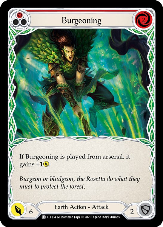 Burgeoning (Red) [ELE134] [Tales of Aria] Unlimited Edition Normal