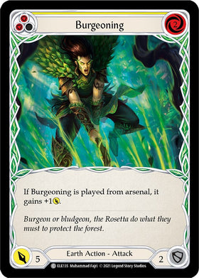 Burgeoning (Yellow) [ELE135] [Tales of Aria] 1st Edition Normal
