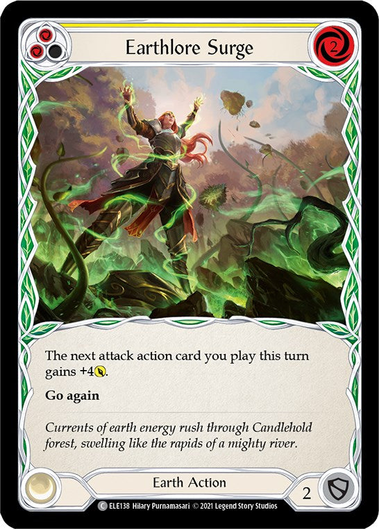 Earthlore Surge (Yellow) [ELE138] [Tales of Aria] Unlimited Edition Normal