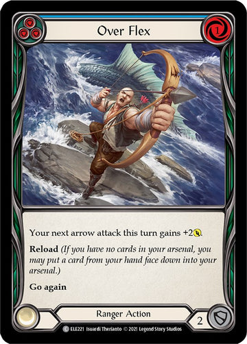 Over Flex (Blue) [ELE221] [Tales of Aria] Unlimited Edition Rainbow Foil