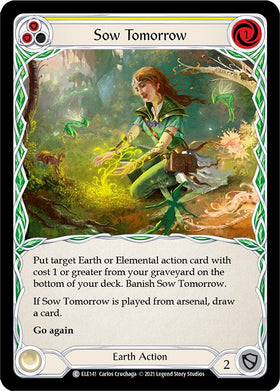 Sow Tomorrow (Yellow) [ELE141] [Tales of Aria] Unlimited Edition Rainbow Foil