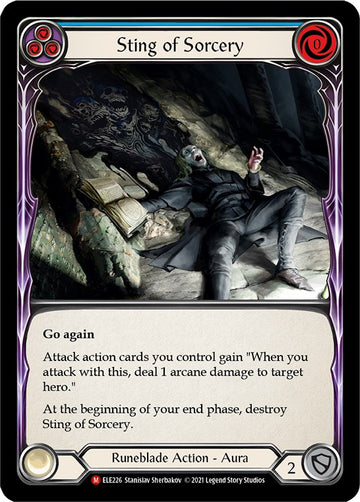 Sting of Sorcery [ELE226] [Tales of Aria] Unlimited Edition Rainbow Foil