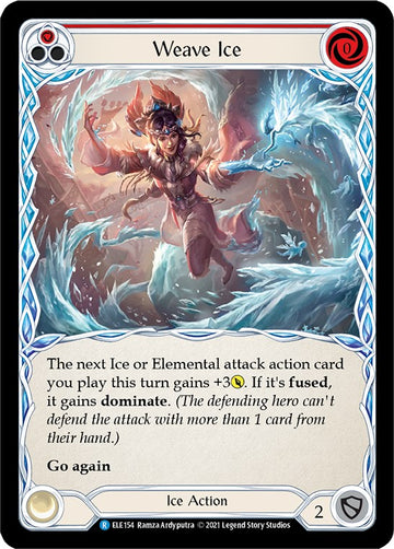 Weave Ice (Red) [ELE154] [Tales of Aria] 1st Edition Normal